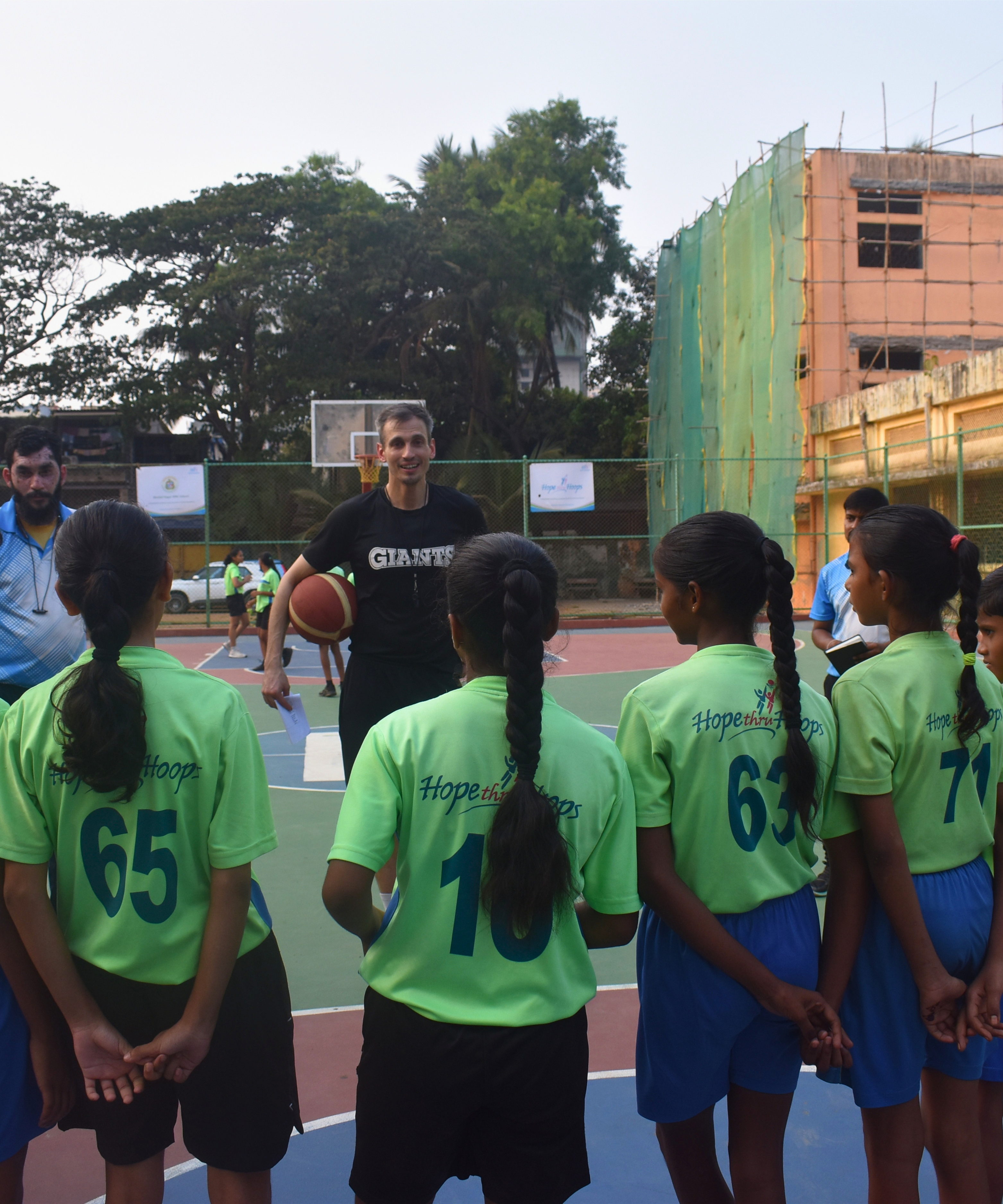 Hi 5 Youth Foundation players competing in a tournament